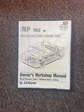 Hillman super imp for sale  SOUTHEND-ON-SEA
