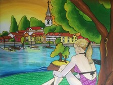Quadro olio tela usato  Perugia