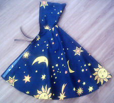 Mago Capa, Capucha, Brujo, Magier, Capa Disfraz Carnaval Sol Luna Estrellas, usado comprar usado  Enviando para Brazil