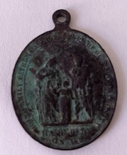 Antique medal devotion for sale  HINCKLEY