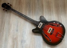 Usado, Guitarra vintage Orfeus Hebros baixo guitarra semi-acústica 4 cordas comprar usado  Enviando para Brazil