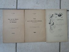 Ornithology pamphlets cross d'occasion  Expédié en Belgium