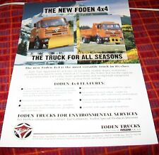 Foden 4x4 truck for sale  WELLING