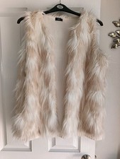 Faux fur gilet for sale  CLACTON-ON-SEA