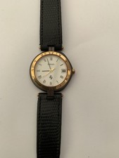 Ferrari By Cartier 67879 mostrador branco pulseira preta original e fivela Ferrari. comprar usado  Enviando para Brazil