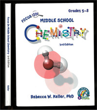 Focus on MIDDLE SCHOOL CHEMISTRY 3rd Ed Gr 5 - 8 Keller Gravitas 2019 HC CLEAN comprar usado  Enviando para Brazil