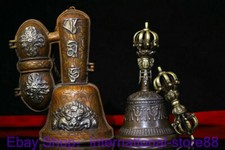 8,4" Raro Antigo Tibetano Cobre Budismo Faqi Vajra-pilão Phurba Caixa Suporte Adaga comprar usado  Enviando para Brazil