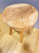 Holzhocker rund braun gebraucht kaufen  Darmstadt