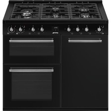 Smeg black rangecooker for sale  WIGSTON