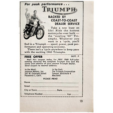 1960 triumph motorcycle for sale  Cambridge