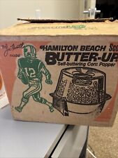 Fabricante de palomitas de maíz Joe Namath Hamilton Beach Butter-Up EN CAJA ORIGINAL AÑOS 70 segunda mano  Embacar hacia Argentina