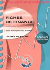 Fiches finance dscg. d'occasion  France