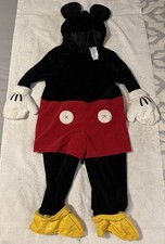 Fantasia infantil Disney Store XXS Mickey Mouse com capuz zíper peça única Halloween comprar usado Fantasia infantil Disney Store XXS Mickey Mouse com capuz zíper peça única Halloween comprar usado  Enviando para Brazil