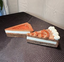 Agitador empilhável, sal e pimenta, torta/fatias de bolo pintadas à mão - Sakura comprar usado  Enviando para Brazil