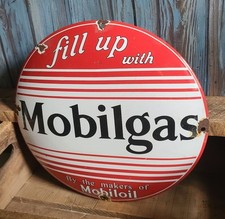 Vintage mobilgas porcelain for sale  Wethersfield
