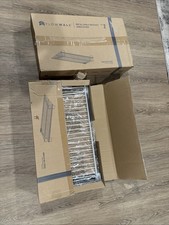 Suporte de parede de fluxo de metal prateleira painel seguro acessórios modular branco (pacote com 2) comprar usado  Enviando para Brazil