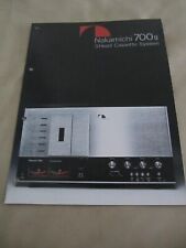 Nakamichi 700 prospekt gebraucht kaufen  Leipzig