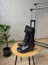 Botas de salto femininas vintage Y2K The Art Company couro lã tamanho 37 comprar usado  Enviando para Brazil