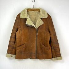 Sheepskin leather jacket for sale  CORWEN