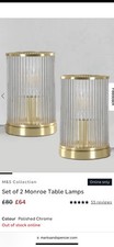 Pair brass coloured for sale  WIGAN