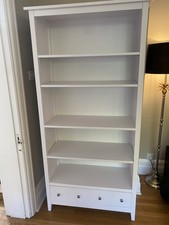 Tall white bookcase for sale  WEYBRIDGE