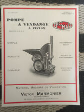 Pompe vendange vinification d'occasion  Magalas
