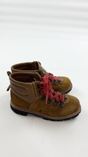 Vintage Samuel Hubbard Botas Masculinas 9 Couro Marrom Camurça Caminhada Cadarços Vermelhos Anos 80 comprar usado  Enviando para Brazil