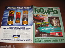 Rivista rombo 1984 usato  Italia