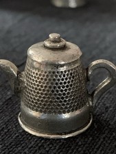 Silver teapot thimble for sale  CHEPSTOW
