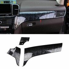 Capa tira instrumento console central grão madeira preta para Benz ML GL 2012-2016 comprar usado  Enviando para Brazil