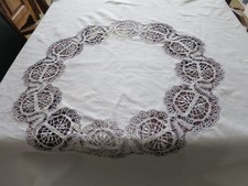 Nappe blanche ronde d'occasion  Reims