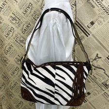 Bolsa de mão Coach Zebra animal não nascido carf ombro cotovelo couro de cabelo usada comprar usado  Enviando para Brazil