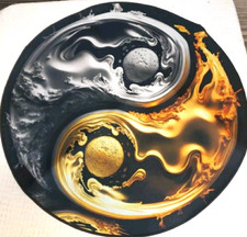 Yin yang gold for sale  Long Beach