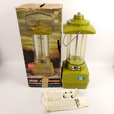 Usado, Lâmpada de lanterna fluorescente vintage verde Ray-O-Vac Sportsman 360-S década de 1970 comprar usado  Enviando para Brazil