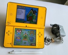Console portátil Nintendo DSi XL amarelo Warioware faça você mesmo carregador de jogos NTSC caneta comprar usado  Enviando para Brazil