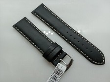 Nova Qualidade Coleção Verde 22mm Couro Ecológico Pulseira de Relógio Preta Vegano XD15 comprar usado  Enviando para Brazil