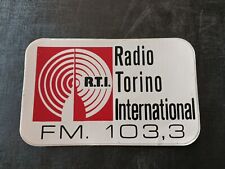 Adesivo pubblicitario vintage usato  Zelo Buon Persico