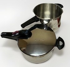 Panela de pressão Fagor Rapida aço inoxidável panela de 7 litros e 4 litros com 1 tampa, usado comprar usado  Enviando para Brazil