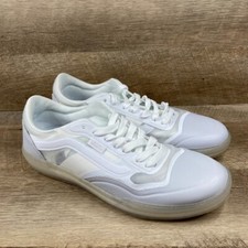Sapatos VANS Ave Couro Branco/Branco Skate Pro Baixo Autêntico Masculino 7 Feminino 8.5 NOVO comprar usado Sapatos VANS Ave Couro Branco/Branco Skate Pro Baixo Autêntico Masculino 7 Feminino 8.5 NOVO comprar usado  Enviando para Brazil
