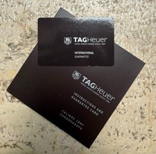 TAG Heuer Calibre 1887 Chronograph Warranty FullSet Card BLANK+Booklet NOS comprar usado  Enviando para Brazil