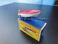 MATCHBOX LESNEY TRAYLER WITH REMOVABLE SPORTS BOAT 48 comprar usado  Enviando para Brazil