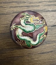 Cloisonne round dragon for sale  Spring