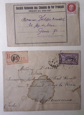 Lot enveloppes lettre d'occasion  Châteauroux