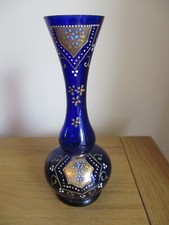 Bohemian cobalt blue for sale  NORWICH