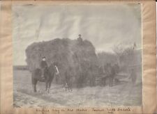 Usado, Fotografia C1910 Towner North Dakota Lg transportando feno na pradaria comprar usado  Enviando para Brazil
