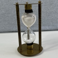 Vintage brass hourglass for sale  Cedar Park
