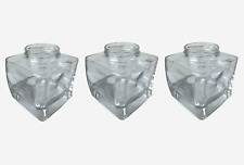 Square glass jars for sale  WATFORD