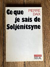Sais soljenitsyne. pierre d'occasion  Besançon