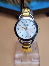 STUDIO Relógio de Punho Tom Dourado e Prata Ajustável Muito Confortável GRÁTIS $ENVIO!! comprar usado  Enviando para Brazil