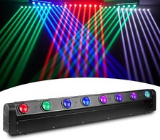 Luz de cabeça móvel feixe de barra de LED 8 olhos - luz de palco 8x12W feixe estroboscópico como aranha comprar usado  Enviando para Brazil